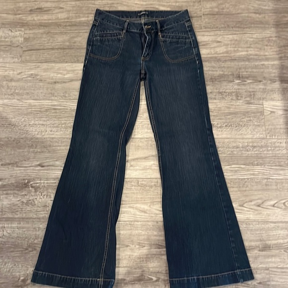 Wide Leg Denim Jeans Size 28 - Picture 1 of 6